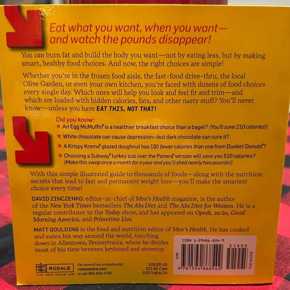 Eat This Not That Healthier Tips Book